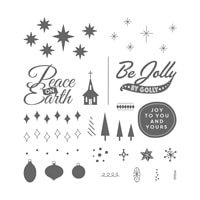 Be Jolly, By Golly Photopolymer Stamp Set