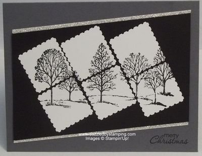 Lovely As a Tree, the "forever" stamp...Dazzled By Stamping Style!