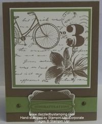 Hand-stamped by Stampin' Up!