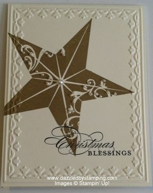 Christmas Star, More Merry Messages, www.dazzledbystamping.com