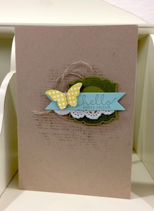 Bitty-butterfly, Stampin' Up! design