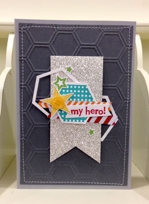 Hexagon-punch, Stampin' Up! design