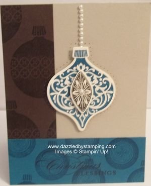 Ornament Keepsakes, More Merry Messages, www.dazzledbystamping.com