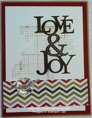 Love & Joy, Off the Grid, www.dazzledbystamping.com