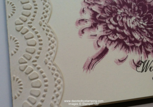 Blooming with Kindness, Delicate Designs embossing folder, www.dazzledbystamping.com