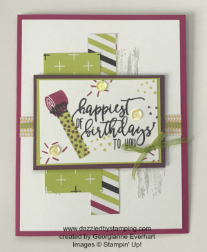 Picture Perfect Birthday, created by Georgianne Everhart, www.dazzledbystamping.com