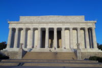 Lincoln Memorial after sunrise