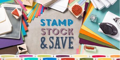 Stamp, Stock & Save!!