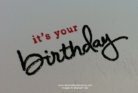 Endless Birthday Wishes, www.dazzledbystamping.com