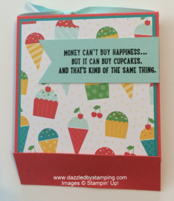 Post-It Note Holder, Sprinkles of Life set, Cherry on Top DSP Stack, Banner Triple punch, www.dazzledbystamping.com