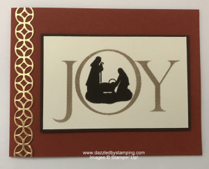 Joyful Nativity, Flourish Thinlits, www.dazzledbystamping.com
