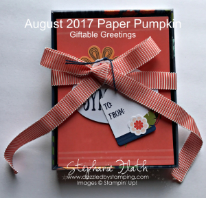 August 2017 Paper Pumpkin Kit, www.dazzledbystamping.com