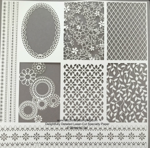 Delightfully Detailed Laser-Cut Specialty Paper, www.dazzledbystamping.com