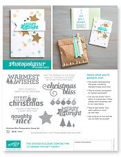 Christmas Bliss flyer, www.dazzledbystamping.com