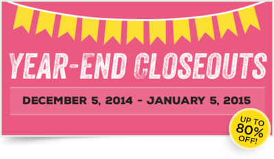 Click here for Year-End Closeouts!!