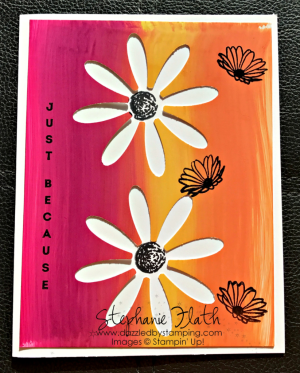 Daisy Delight bundle, Vertical Greetings, www.dazzledbystamping.com