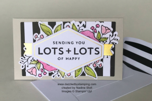 Lots of Happy Card Kit, stamped by Nadine Stolt, www.dazzledbystamping.com