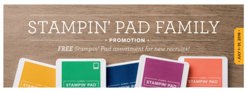 Stampin pad family promotion