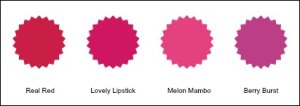 Color Comparisons.dark pinks vs red