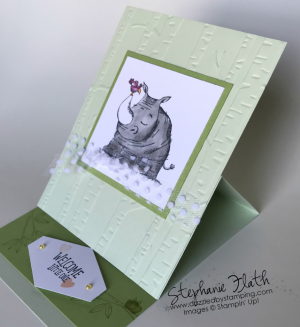Easel Card with Animal Outing, www.dazzledbystamping.com