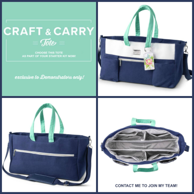 Craft n Carry Tote, available only to Stampin' Up! Demonstrators!