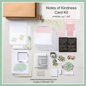 Notes of Kindness Kit, www.dazzledbystamping.com