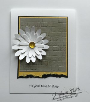Daisy Lane bundle, Daisy Punch, Brick & Mortar 3D Embossing Folder, www.dazzledbystamping.com