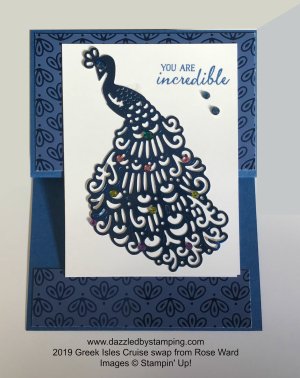 Noble Peacock bundle, created by Rose Ward, www.dazzledbystamping.com