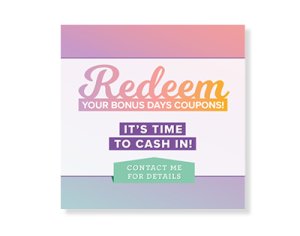 Bonus Days Redeem