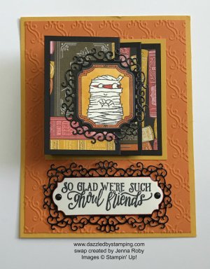 Spooktacular Bash bundle, swap created by Jenna Roby, www.dazzledbystamping.com