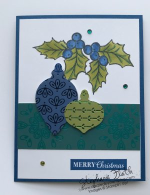 Christmas Gleaming Bundle, Noble Peacock DSP, www.dazzledbystamping.com
