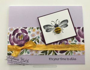 Honey Bee, Daisy Lane, Best Dressed DSP, www.dazzledbystamping.com