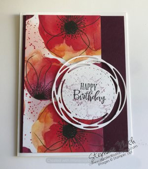 Peaceful Moments, Painted Poppies bundle, www.dazzledbystamping.com