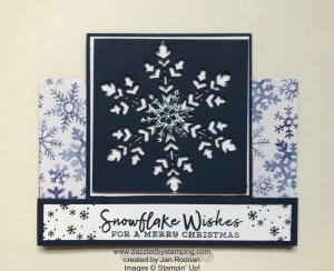 Snowflake Wishes, created by Jan Rodian, www.dazzledbystamping.com