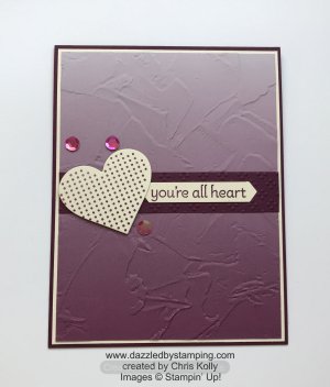 Lots of Heart bundle, Oh So Ombre DSP (SAB), created by Chris Kolly, www.dazzledbystamping.com