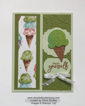 Sweet Ice Cream bundle, created by Olivia Studley, www.dazzledbystamping.com