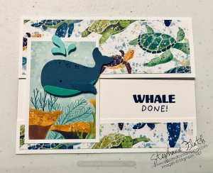 Whale Done bundle, Whale of a Time DSP, www.dazzledbystamping.com