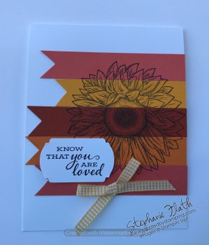 Mystery Stamping, Celebrate Sunflowers, Fancy Label punch, www.dazzledbystamping.com