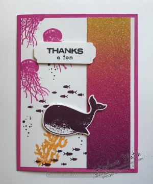 Whale Done bundle, Rainbow Glimmer Paper, www.dazzledbystamping.com