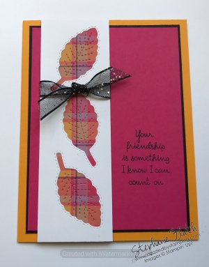 Love of Leaves bundle, Plaid Tidings DSP, www.dazzledbystamping.com