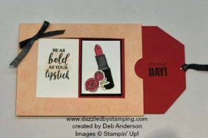 Dressed to Impress, created by Deb Anderson, www.dazzledbystamping.com