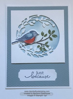 Birds & More bundle, created by Barbara Dykehouse, www.dazzledbystamping.com