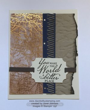 Beautiful World bundle, created by Janet Johnson, www.dazzledbystamping.com