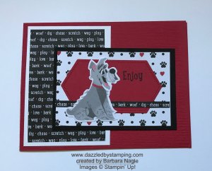 Pampered Pets bundle, created by Barbara Nagle, www.dazzledbystamping.com