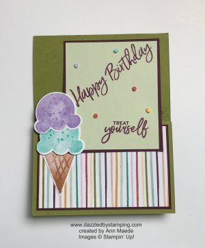 Sweet Ice Cream bundle, created by Ann Maede, www.dazzledbystamping.com