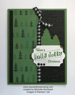 Holly Jolly Wishes, Peaceful Prints DSP (SAB), created by Michelle Nornback, www.dazzledbystamping.com