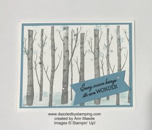 Welcoming Woods, created by Ann Maede, www.dazzledbystamping.com