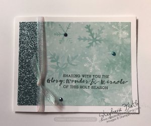 For Unto Us, Snowflake Splendor DSP, www.dazzledbystamping.com