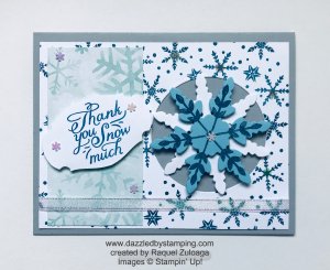 Snowflake Wishes, created by Raquel Zuloaga, www.dazzledbystamping.com