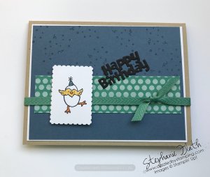 Hey Birthday Chick bundle, www.dazzledbystamping.com